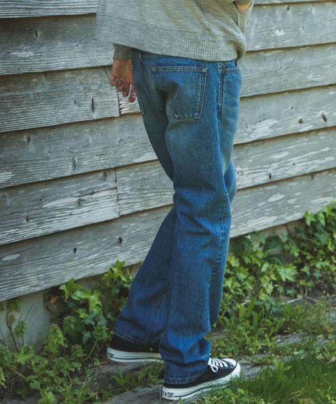 MR.OLIVE / 14oz SELVAGE DENIM / USED STANDARD STRAIGHT JEANS / ミスターオリーブ 14oz セルヴィッジデニム / ユーズドスタンダードストレートジーンズ